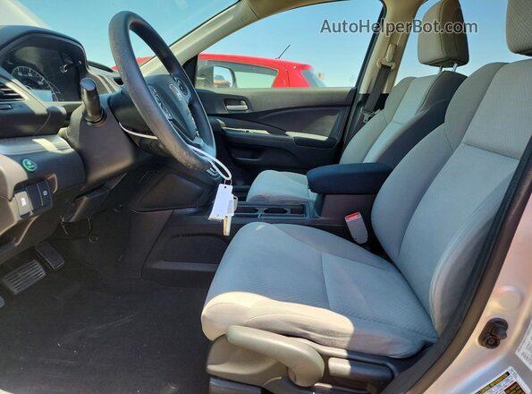 5J6RM4H43GL082481 2016 HONDA CR-V Silver Widok wnętrza z przodu