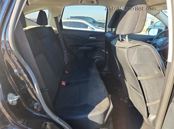 5J6RM4H43GL138208 2016 HONDA CR-V Black უკანა სავარძლების ხედი