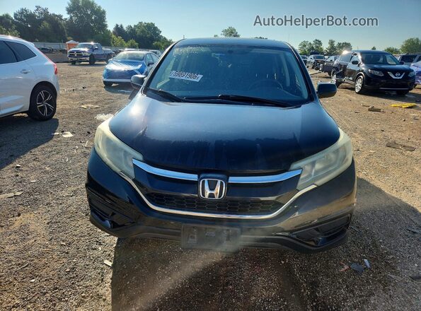 5J6RM4H43GL138208 2016 HONDA CR-V Black წინა ხედი