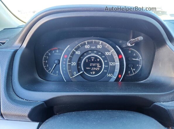 5J6RM4H44GL122003 2016 HONDA CR-V Белый Вид щитка приборов