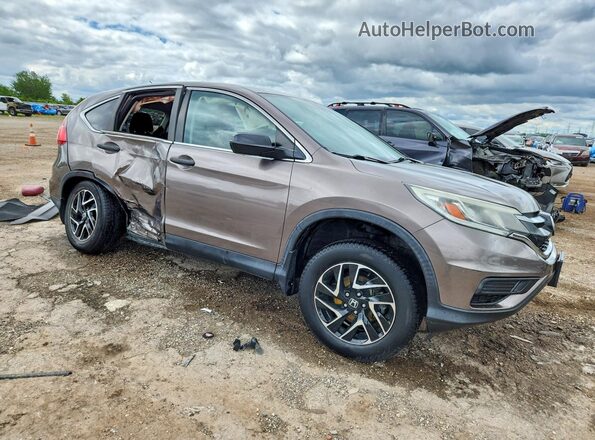 5J6RM4H47GL041142 2016 HONDA CR-V Gray Передня права чверть