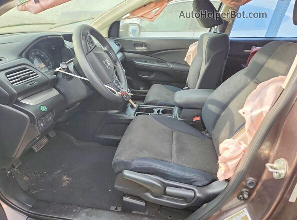 5J6RM4H47GL041142 2016 HONDA CR-V Gray Вид салону спереду