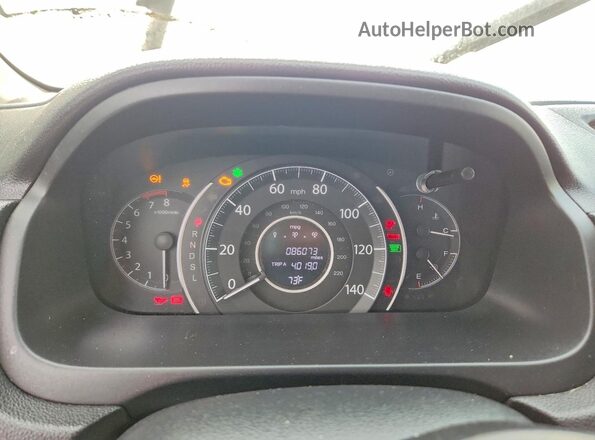 5J6RM4H47GL041142 2016 HONDA CR-V Gray Вид щитка приладів