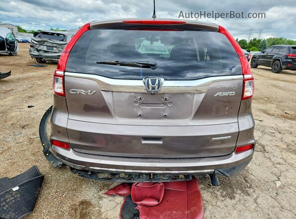 5J6RM4H47GL041142 2016 HONDA CR-V Gray Вид ззаду