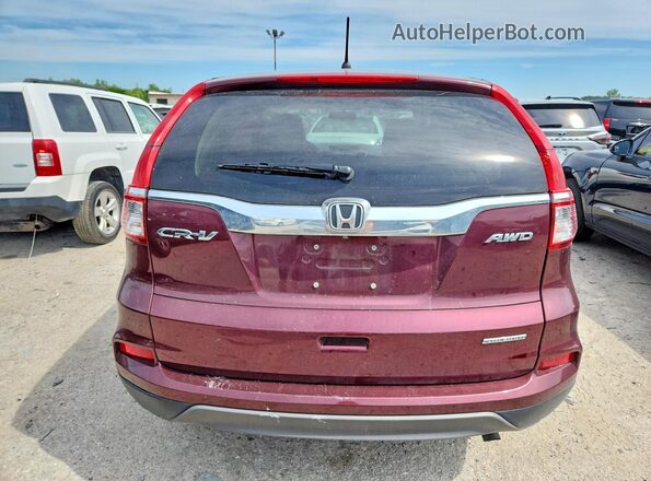 5J6RM4H47GL044655 2016 HONDA CR-V Burgundy Հետևի տեսք