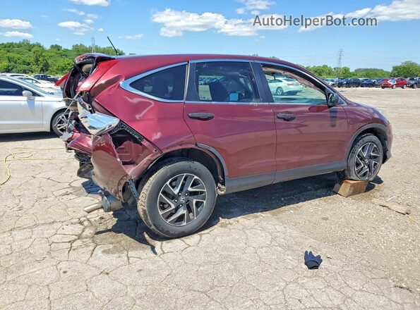 5J6RM4H47GL134212 2016 HONDA CR-V Бордовый Задняя правая четверть