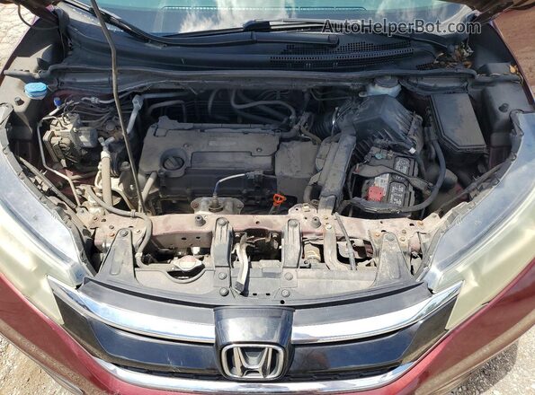 5J6RM4H47GL134212 2016 HONDA CR-V Бордовый Вид задней части салона