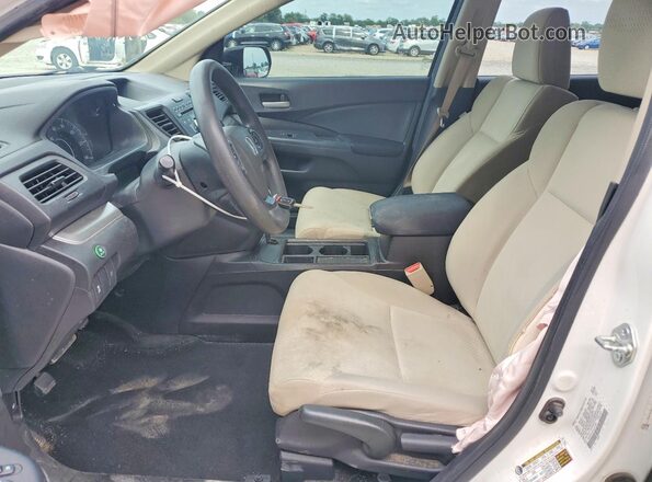 5J6RM4H48GL091290 2016 HONDA CR-V White Вид салону спереду