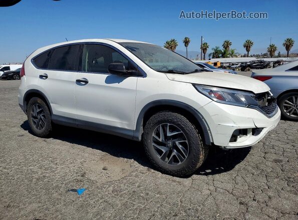 5J6RM4H48GL100411 2016 HONDA CR-V Белый Передняя правая четверть