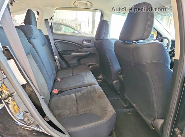5J6RM4H49GL043183 2016 HONDA CR-V Black Vista de los asientos traseros