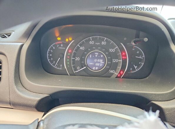 5J6RM4H49GL043183 2016 HONDA CR-V Black Vista del cuadro de instrumentos