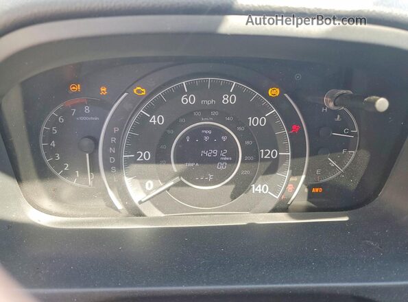 5J6RM4H4XGL043306 2016 HONDA CR-V Burgundy Սարքավորումների վահանակի տեսք