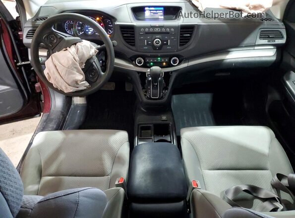 5J6RM4H4XGL043306 2016 HONDA CR-V Burgundy Առջևի վահանակի տեսք