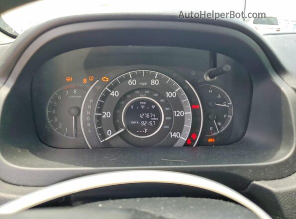 5J6RM4H4XGL050207 2016 HONDA CR-V White ხელსაწყოთა პანელის ხედი