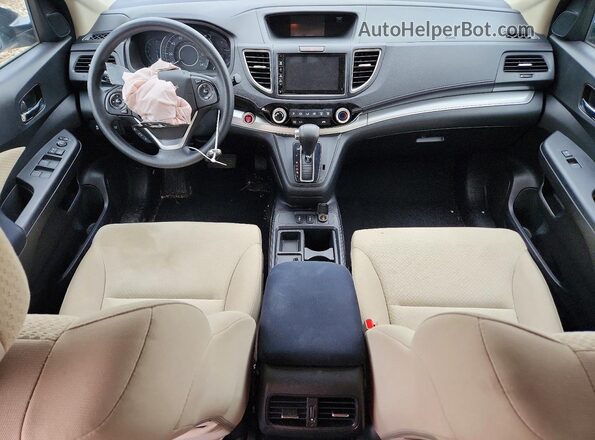 5J6RM4H50GL104476 2016 HONDA CR-V White Dashboard view
