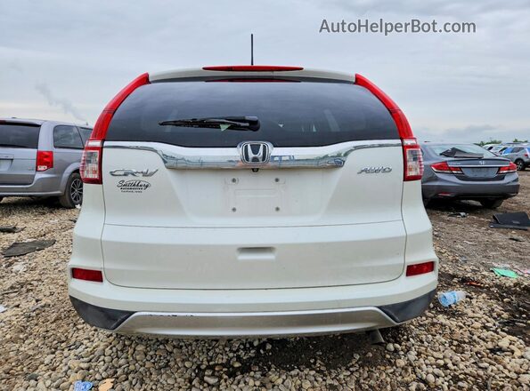 5J6RM4H50GL104476 2016 HONDA CR-V White Rear view