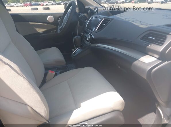 5J6RM4H51GL054817 2016 HONDA CR-V White Widok wnętrza z przodu