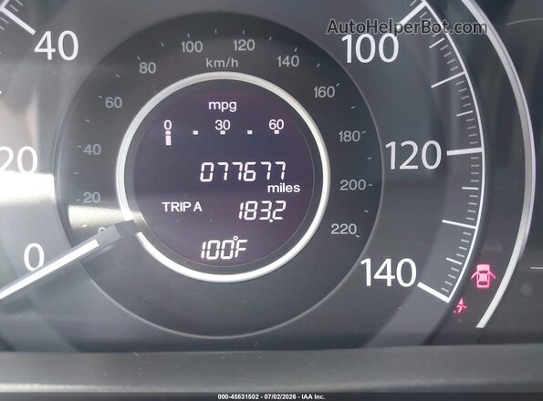 5J6RM4H51GL054817 2016 HONDA CR-V White 