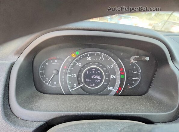 5J6RM4H51GL065526 2016 HONDA CR-V Серый Вид щитка приборов