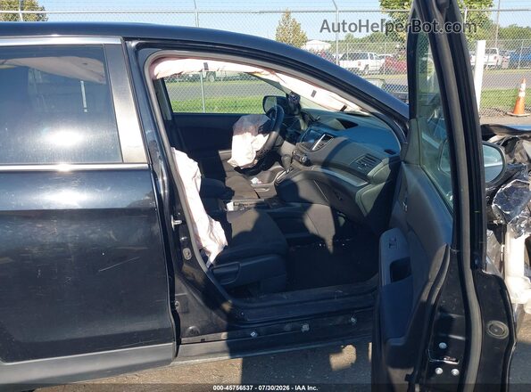 5J6RM4H51GL084495 2016 HONDA CR-V Black წინა სალონის ხედი