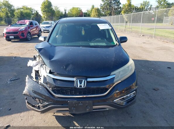 5J6RM4H51GL084495 2016 HONDA CR-V Black ხელსაწყოთა პანელის ხედი
