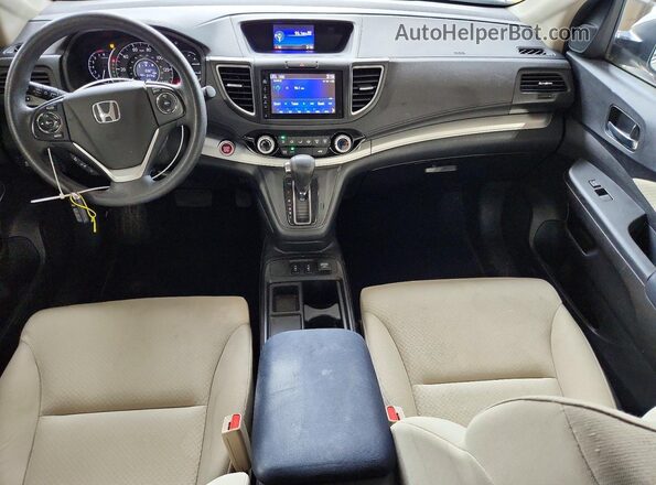5J6RM4H52GL089625 2016 HONDA CR-V White Вид панелі приладів
