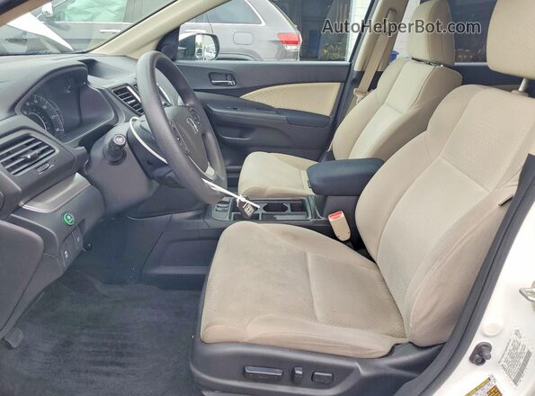 5J6RM4H52GL092640 2016 HONDA CR-V Белый Вид салона спереди