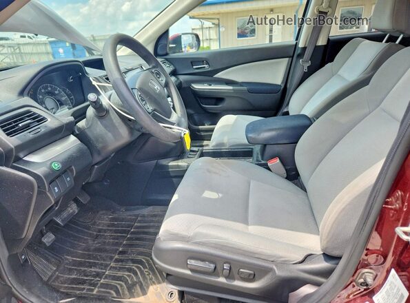 5J6RM4H53GL112670 2016 HONDA CR-V Purple Вид салону спереду