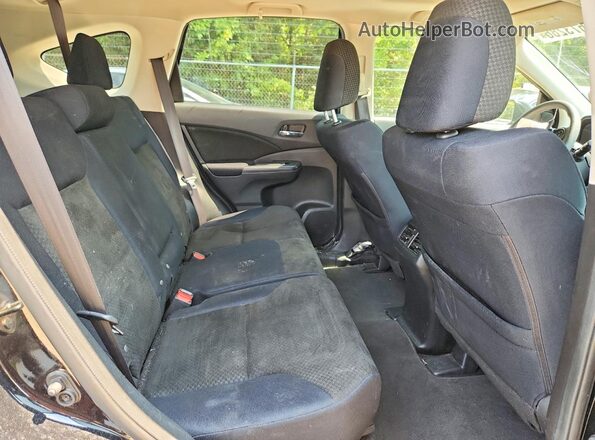 5J6RM4H53GL138573 2016 HONDA CR-V Black Rear interior view