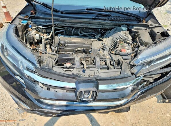 5J6RM4H53GL138573 2016 HONDA CR-V Black Engine compartment view