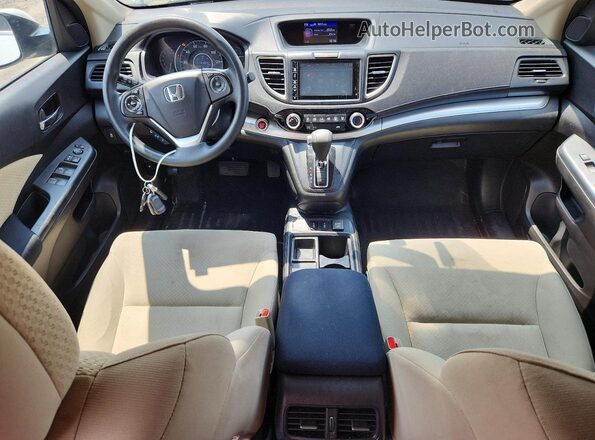 5J6RM4H54GL028549 2016 HONDA CR-V White Vista del salpicadero