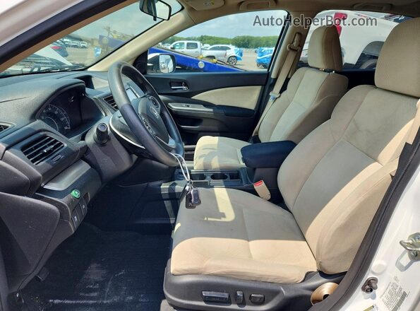 5J6RM4H54GL028549 2016 HONDA CR-V White Vista interior delantera