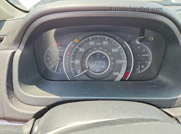 5J6RM4H54GL028549 2016 HONDA CR-V White Vista del cuadro de instrumentos