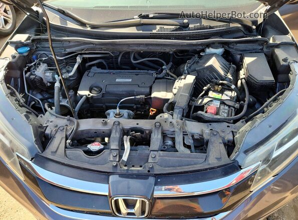 5J6RM4H55GL023196 2016 HONDA CR-V Серый Вид задней части салона
