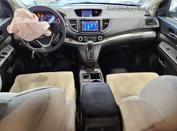 5J6RM4H55GL092471 2016 HONDA CR-V White Vista del salpicadero