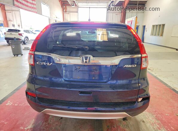 5J6RM4H56GL005502 2016 HONDA CR-V Blue Vista trasera