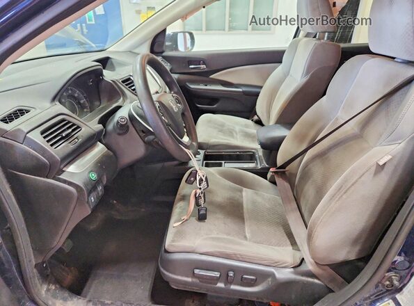 5J6RM4H56GL005502 2016 HONDA CR-V Blue Vista interior delantera