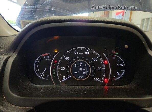 5J6RM4H56GL005502 2016 HONDA CR-V Blue Vista del cuadro de instrumentos