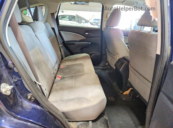 5J6RM4H56GL005502 2016 HONDA CR-V Blue Vista interior trasera