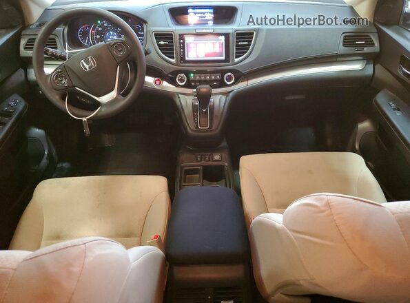 5J6RM4H58GL104516 2016 HONDA CR-V White Widok deski rozdzielczej