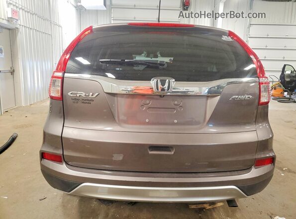 5J6RM4H59GL072174 2016 HONDA CR-V Gray Rear view