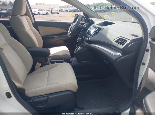 5J6RM4H59GL139355 2016 HONDA CR-V White წინა სალონის ხედი