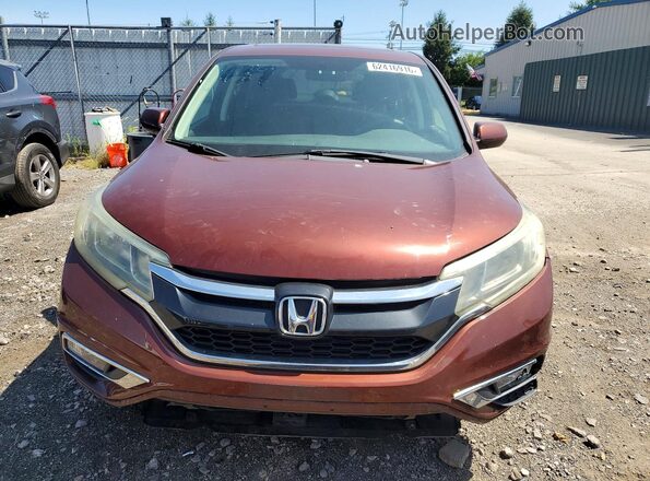 5J6RM4H5XGL100449 2016 HONDA CR-V Бордовый Вид спереди