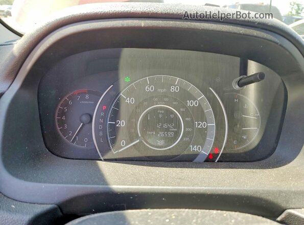 5J6RM4H5XGL100449 2016 HONDA CR-V Бордовый Вид щитка приборов