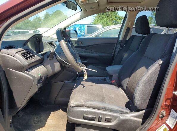 5J6RM4H5XGL100449 2016 HONDA CR-V Бордовый Вид салона спереди