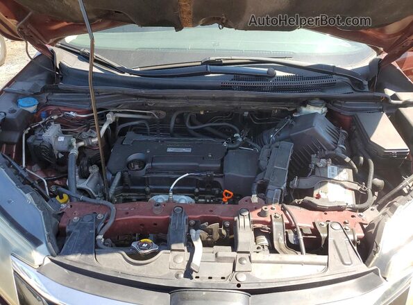 5J6RM4H5XGL100449 2016 HONDA CR-V Бордовый Вид задней части салона
