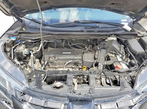 5J6RM4H5XGL137923 2016 HONDA CR-V Black Rear interior view