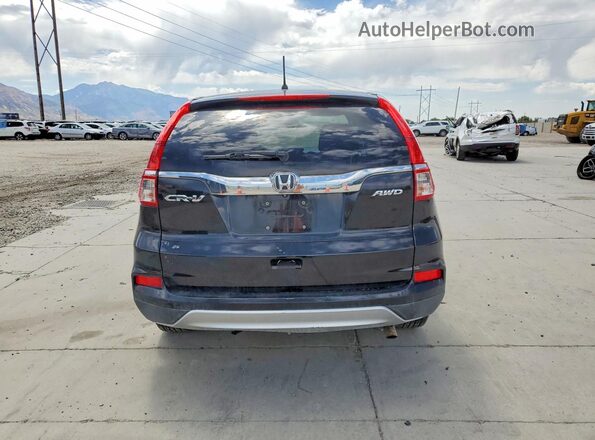 5J6RM4H5XGL137923 2016 HONDA CR-V Black Rear view