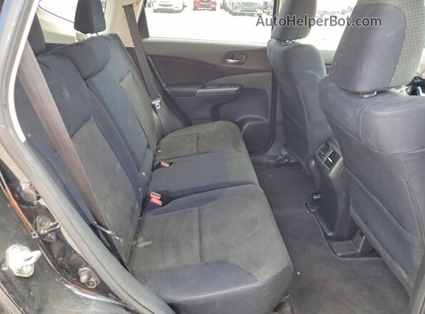 5J6RM4H5XGL137923 2016 HONDA CR-V Black Rear seats view