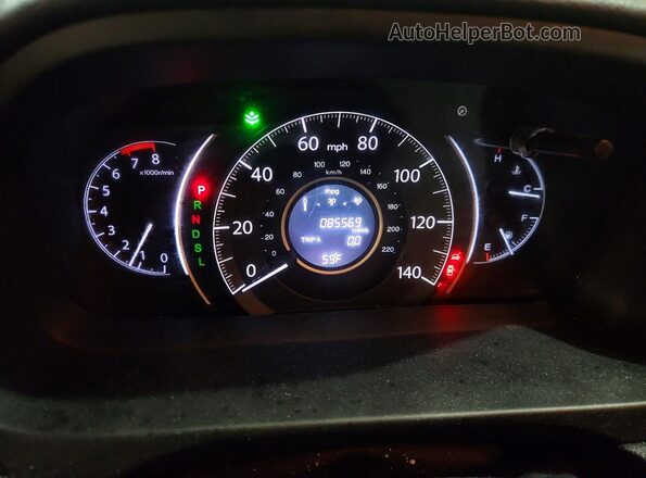 5J6RM4H70GL036715 2016 HONDA CR-V Silver ხელსაწყოთა პანელის ხედი